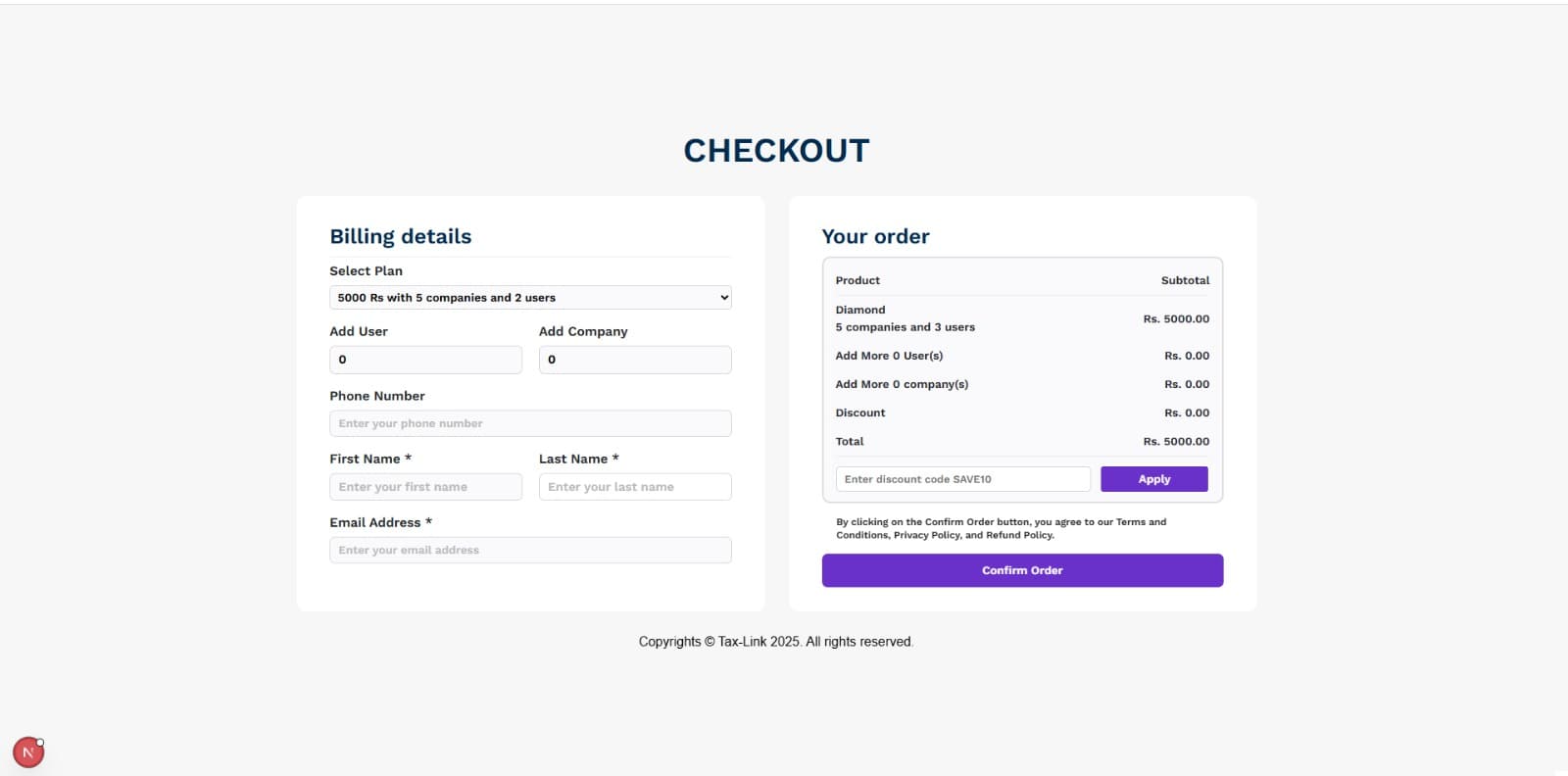 Step 2: Click on Upload Image