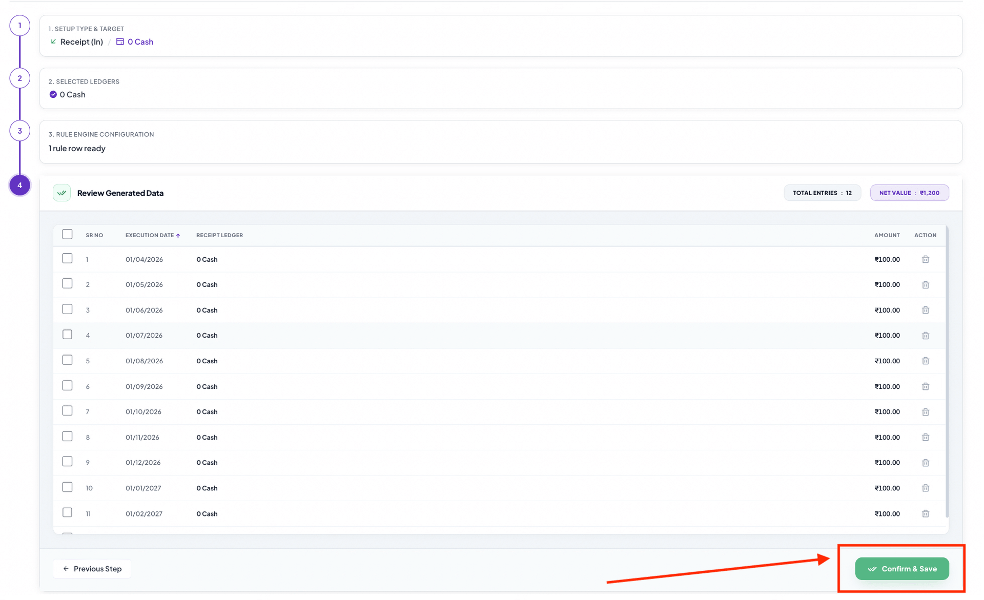 Step 7: Create Data