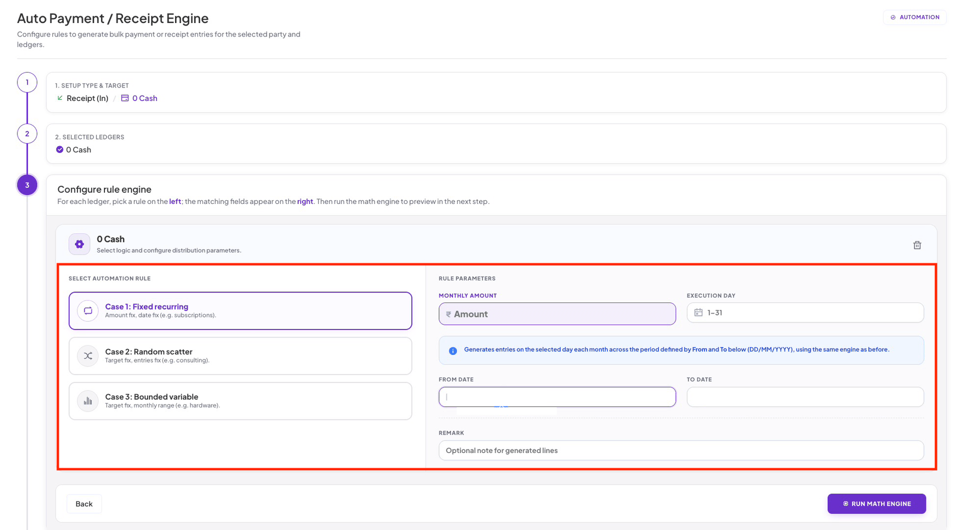 Step 6: Configure Expense Details